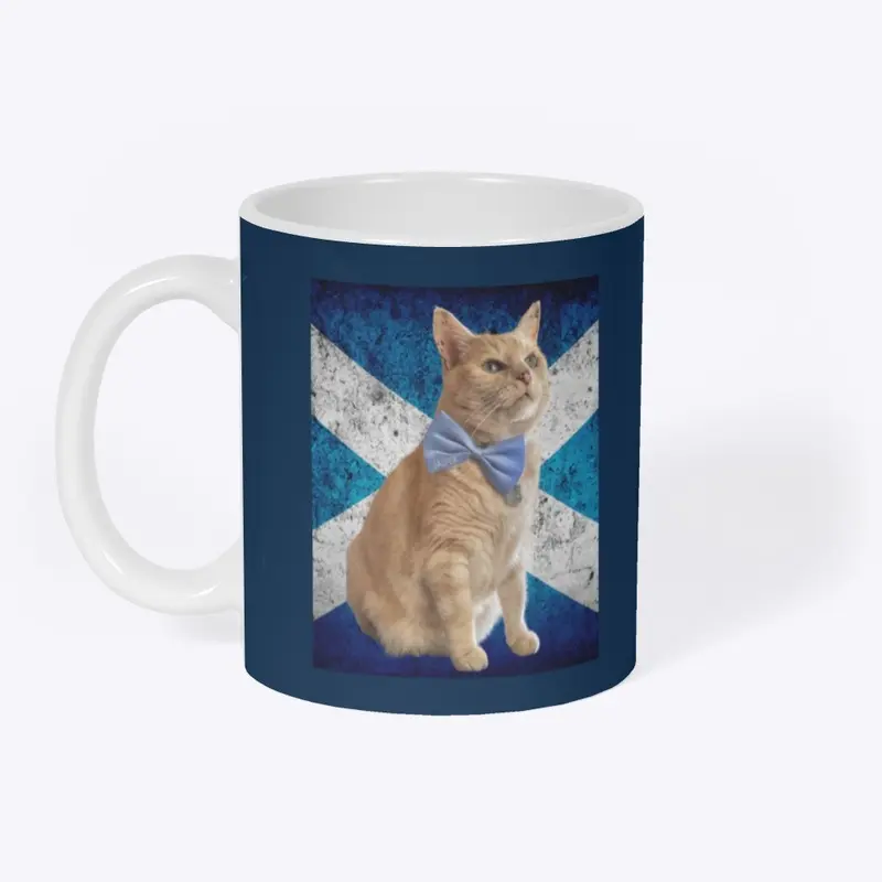 Jasper Saltire Mug - Navy blue